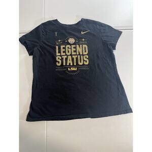 NIKE 2019 LSU TIGERS NATIONAL CHAMPIONS LEGEND STATUS T-Shirt Women's Large